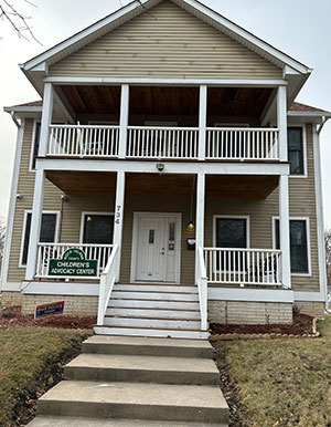 Exterior of the house used by the Children's Advocacy Center